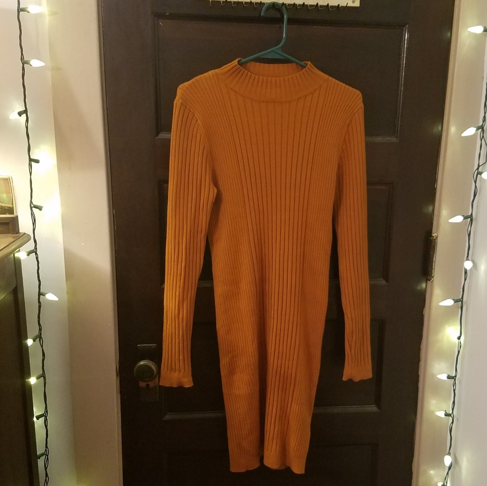 Stretchy Ribbed Dress